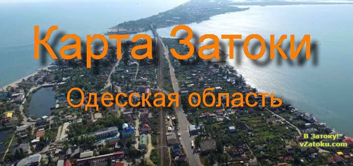 Затока карта фото спутник Одесская область Украина