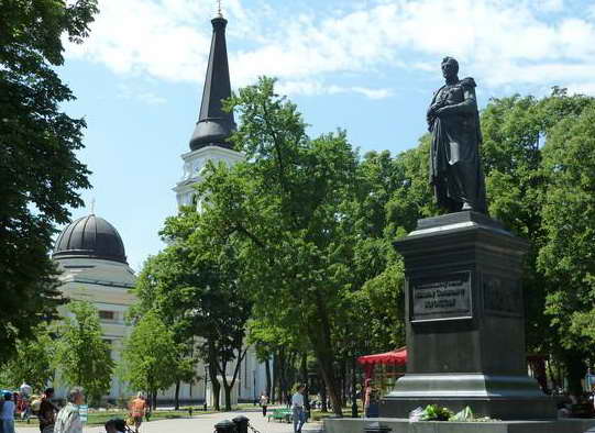 Памятник Воронцову Одесса фото координаты